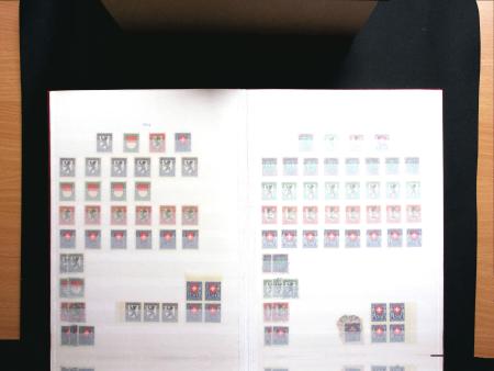 1843-1945 Gut ausgebaute Studien-Sammlung Schweiz in