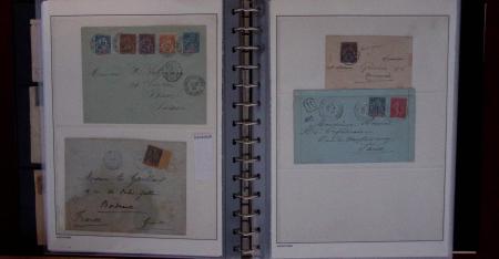 1875-1957, Jolie collection de +40 lettres dont càd