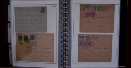 1875-1957, Jolie collection de +40 lettres dont càd
