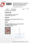 Orts-Post mit Kreuzeinfassung, Type 21, farbfrisch,
