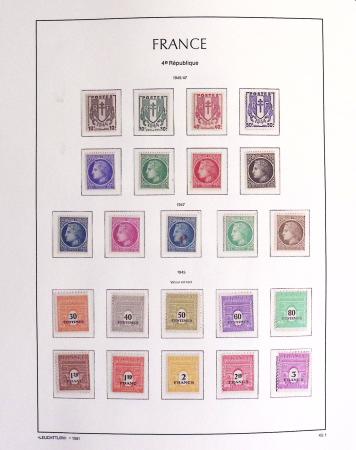 1849-2013, Deux collections de France, la première