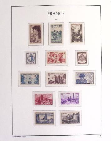 1849-2013, Deux collections de France, la première