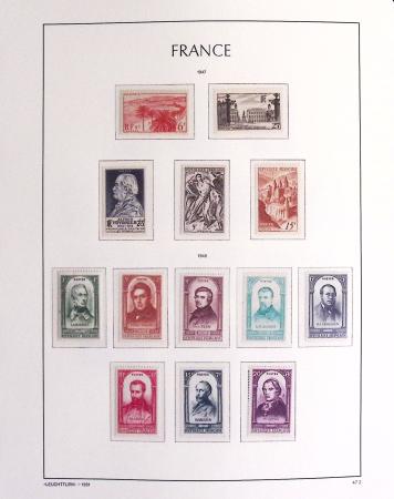1849-2013, Deux collections de France, la première