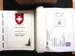 1843-2013 Reichhaltige Sammlung Schweiz in 8 Leuchtturm