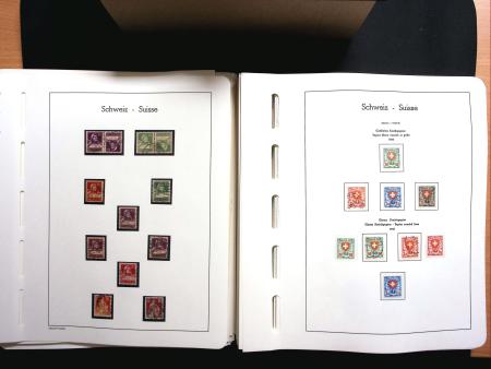 1843-2013 Reichhaltige Sammlung Schweiz in 8 Leuchtturm