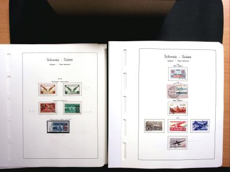 1843-2013 Reichhaltige Sammlung Schweiz in 8 Leuchtturm
