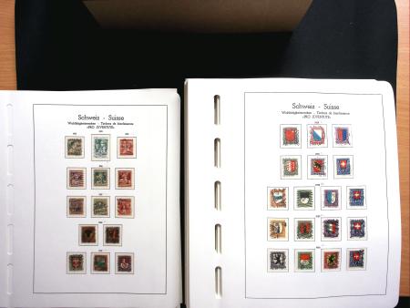 1843-2013 Reichhaltige Sammlung Schweiz in 8 Leuchtturm
