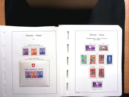 1843-2013 Reichhaltige Sammlung Schweiz in 8 Leuchtturm
