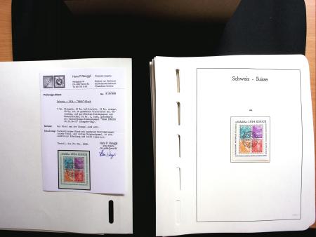 1843-2013 Reichhaltige Sammlung Schweiz in 8 Leuchtturm