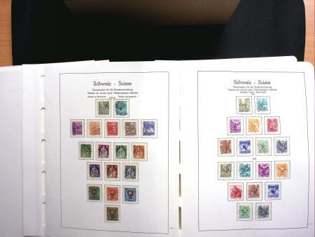 1843-2013 Reichhaltige Sammlung Schweiz in 8 Leuchtturm