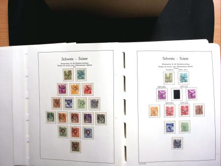 1843-2013 Reichhaltige Sammlung Schweiz in 8 Leuchtturm