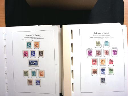 1843-2013 Reichhaltige Sammlung Schweiz in 8 Leuchtturm