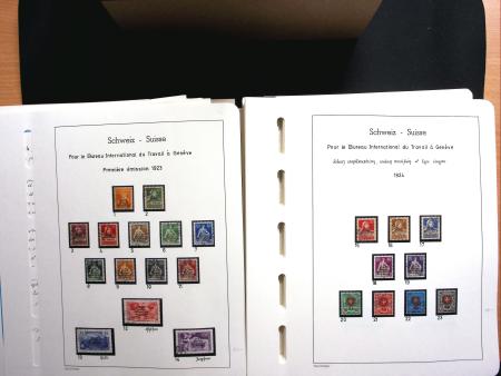 1843-2013 Reichhaltige Sammlung Schweiz in 8 Leuchtturm