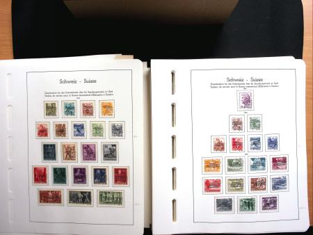 1843-2013 Reichhaltige Sammlung Schweiz in 8 Leuchtturm