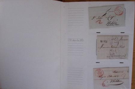 1752-1861 Lot of 106 pre-stamp covers with Baden, Basel