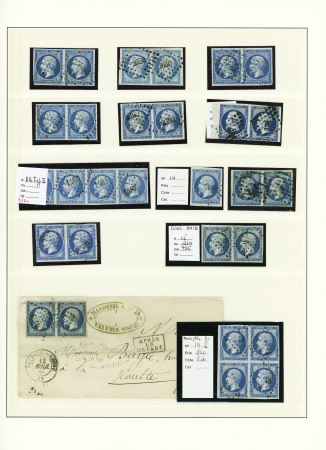 1849-1937, Très belle collection de France en un volume,