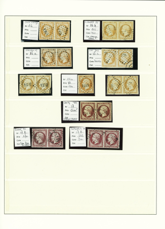 1849-1937, Très belle collection de France en un volume,