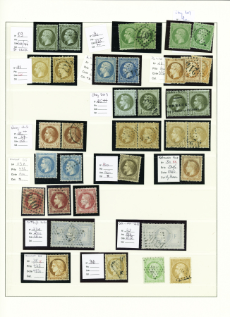 1849-1937, Très belle collection de France en un volume,
