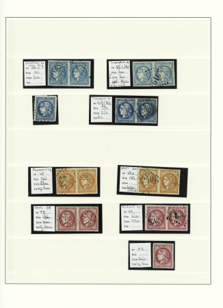 1849-1937, Très belle collection de France en un volume,
