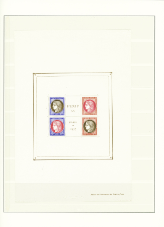 1849-1937, Très belle collection de France en un volume,