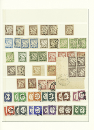 1849-1937, Très belle collection de France en un volume,