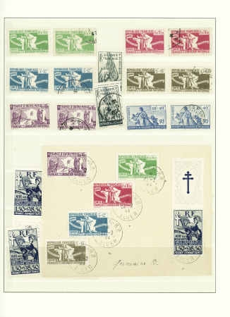 1849-1937, Très belle collection de France en un volume,