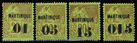 N°3/6 Les 4 valeurs, neuf *, TB