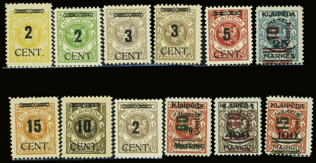 N°169/180 La série complète, neuf *, TB