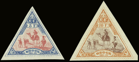 N°61/62 5fr bleu et 10fr orange lilas, neuf *, TB.