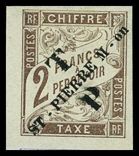 N°57 2fr marron, neuf sans gomme, TTB, Signé Calves
