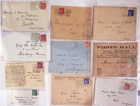 1933-40 Environ 300 lettres sélectionnées, la plupart