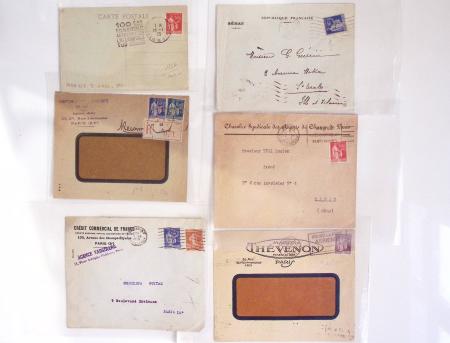 1933-40 Environ 300 lettres sélectionnées, la plupart