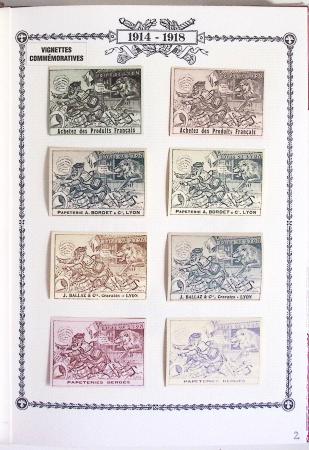 1914-18, Extraordinaire collection principalement de