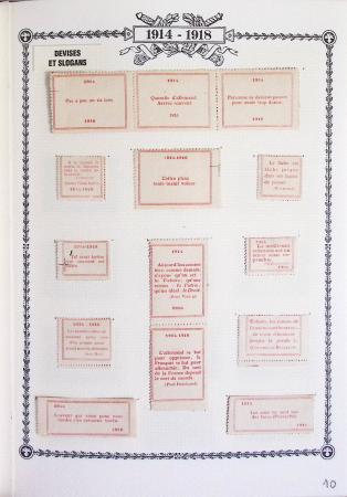 1914-18, Extraordinaire collection principalement de
