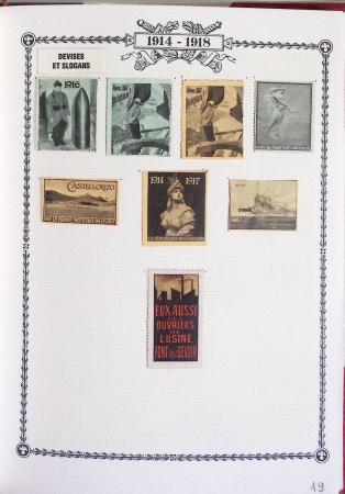 1914-18, Extraordinaire collection principalement de