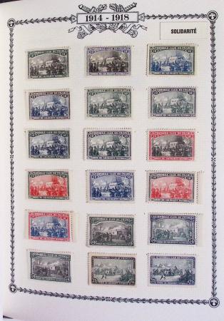 1914-18, Extraordinaire collection principalement de