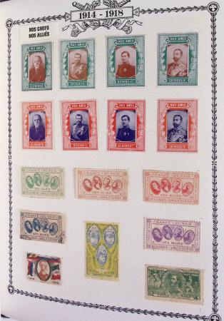 1914-18, Extraordinaire collection principalement de