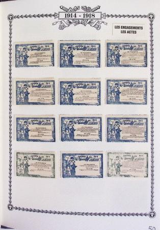 1914-18, Extraordinaire collection principalement de