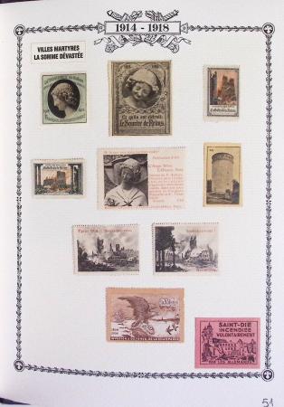 1914-18, Extraordinaire collection principalement de