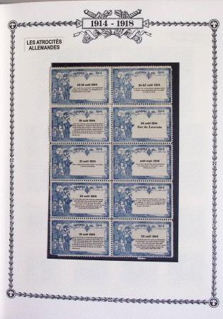 1914-18, Extraordinaire collection principalement de