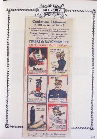 1914-18, Extraordinaire collection principalement de