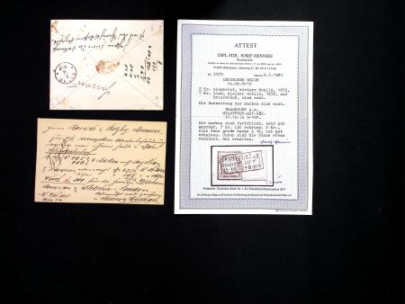 1872-74 Kleine Partie Kleine und Grosse Brustschilde,
