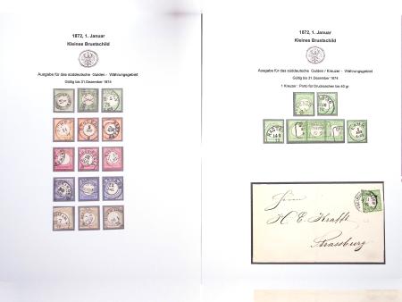 1872-74 Sammlung Kleine und Grosse Brustschilde auf