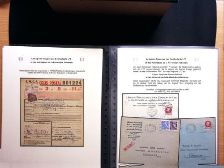 Légion française des combattants : 20 lettres et documents