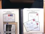 37 lettres, cartes postales et documents concernant