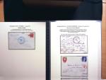 37 lettres, cartes postales et documents concernant