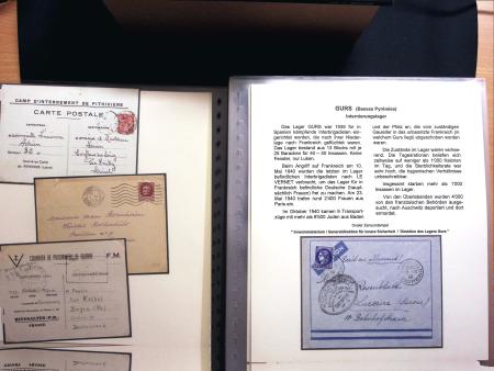 Les camps d'internement : 87 plis et documents dont