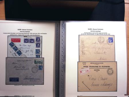 Les camps d'internement : 87 plis et documents dont
