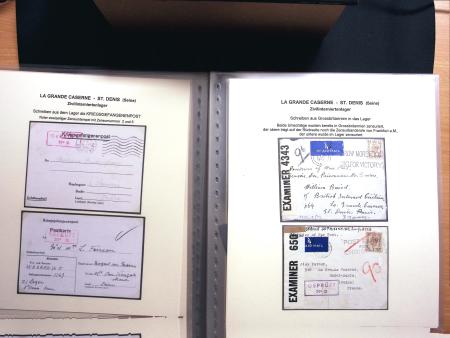 Les camps d'internement : 87 plis et documents dont