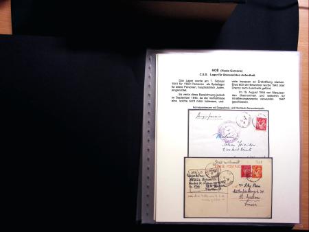 Les camps d'internement : 87 plis et documents dont